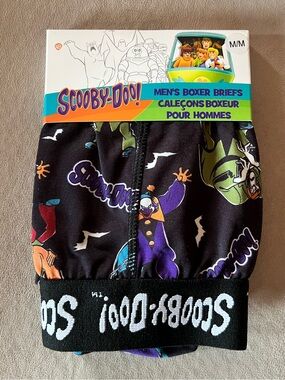 Scooby-Doo Men’s Boxer Briefs Halloween Villains Print NWT Medium Cartoon